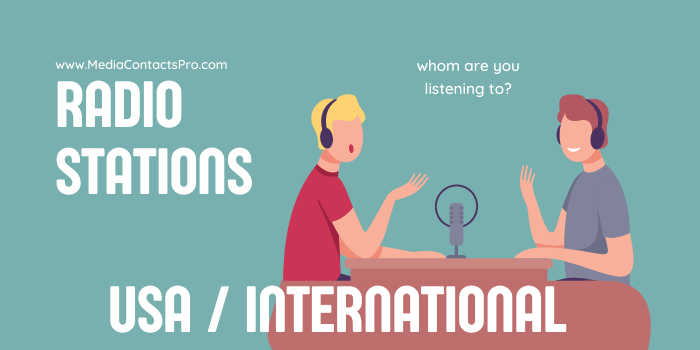 Radio Stations media contacts list database directoryRadio Stations media contacts list database directory
