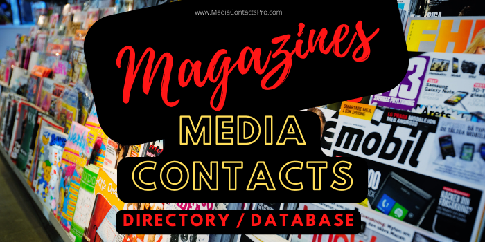 magazines media contacts list directory