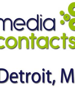Media Contacts Database List and Directory, Detroit MI