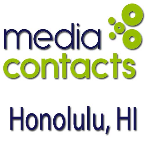 Media Contacts Database List and Directory, Honolulu HI