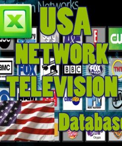 US TV Stations, TV Networks and TV Programs Database